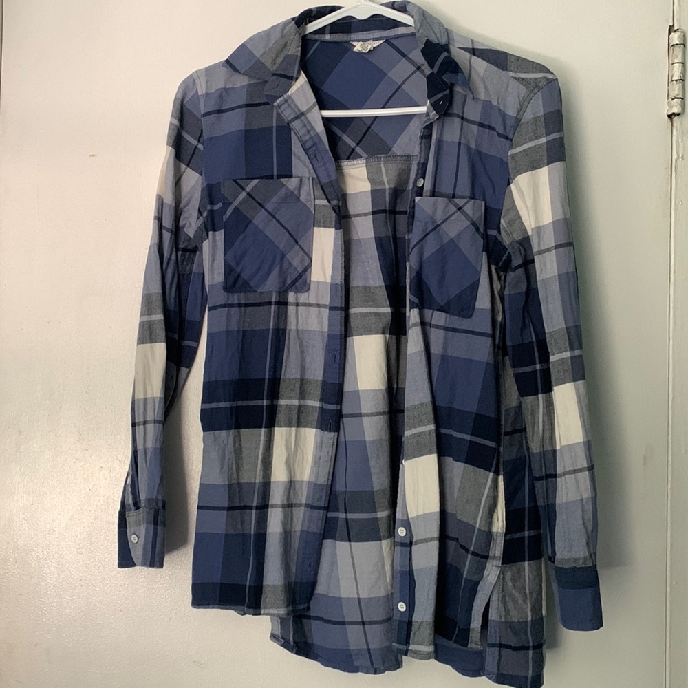 Aeropostale Blue Flannel Shirt